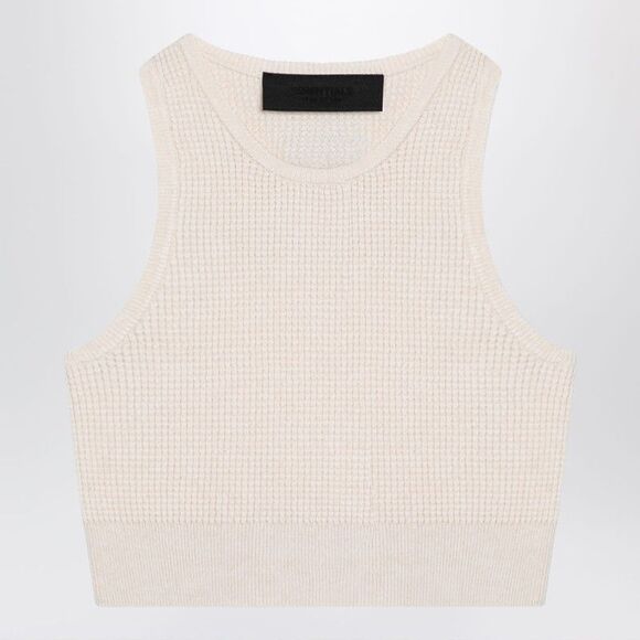 Fear Of God Essentials Sporty White Honeycomb Tank Top Women - Picture 1 of 2